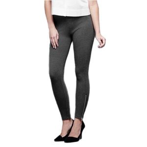 Gap Ponte S Zippered Ankle Leggings Sustainable plant based Gray